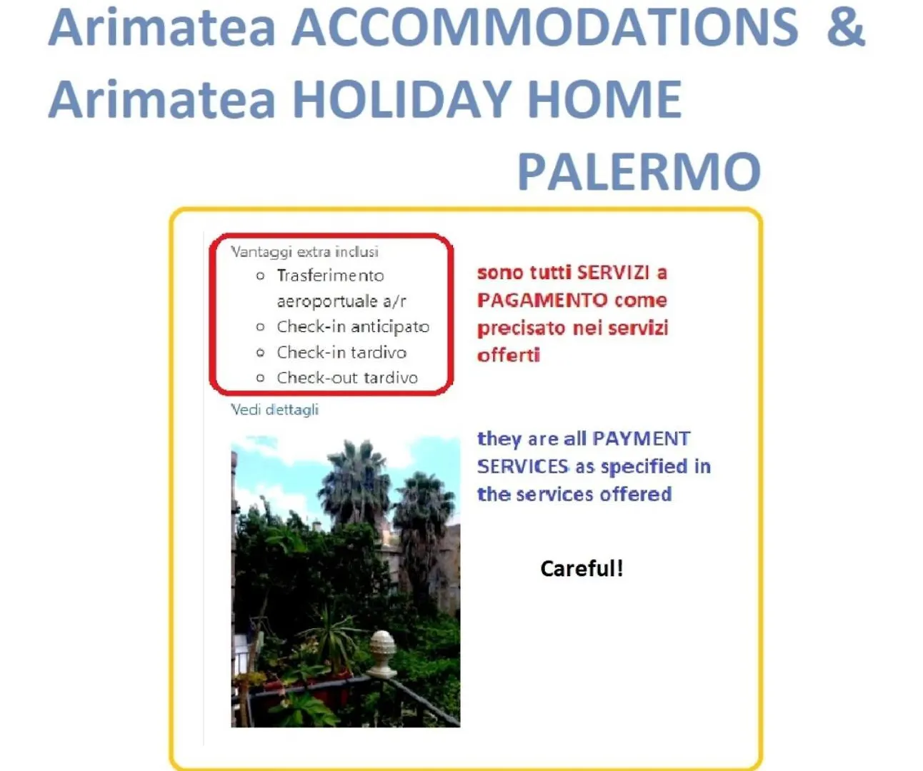 *** Guest house Arimatea Accommodations Palermo Italy
